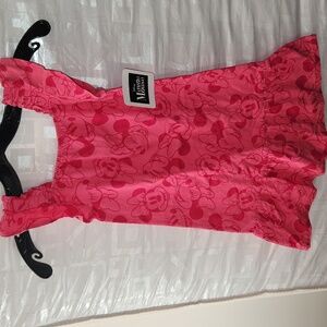 Disney Pink Minnie Mouse Kids Dress Size 4/5